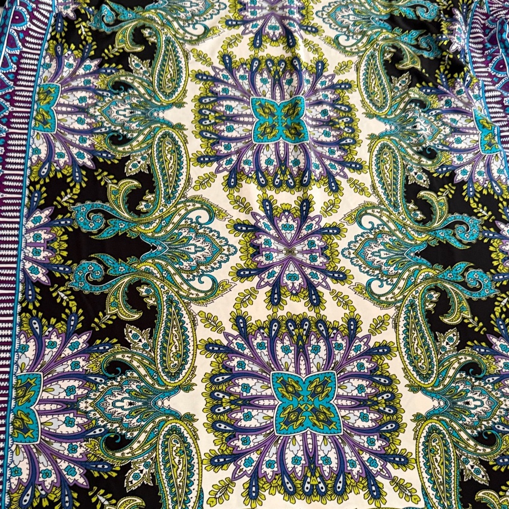 Chicos Dress Size 3, Paisley Stretch - Picture 12 of 13